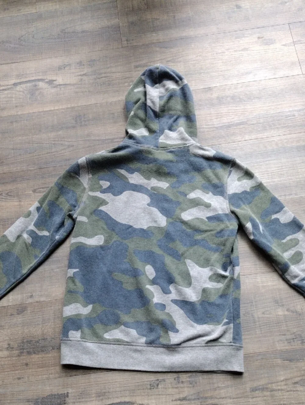 Eddie Bauer Kids Camo Crewneck Hoodie - Green, Gray, Blue
